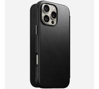 Nomad - Cover in pelle Modern Leather Folio per iPhone 16 Pro Max - Nero - NM01675785
