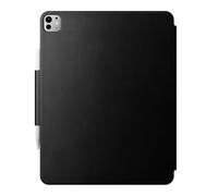 NOMAD Modern Leather Folio | per iPad Pro | Robusta custodia in vera pelle con telaio in policarbonato | Protezione con bumper in TPE | adatta per iPad Pro 13 M4 (2024) | nero