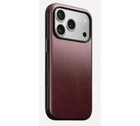 Nomad Modern pelle custodia iPhone 17 Pro Burgundy Horween NM011857858