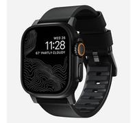 Nomad Modern - Cinturino in pelle per Apple Watch 42mm / 44mm / 45mm / 49mm - Nero - NM1A41BNW0