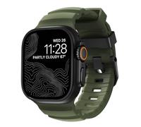NOMAD Sport Band Rocky Point Forest Per Apple Watch - Cinturino Robusto Per Apple Watch Da 46/49 Mm Con Hardware In Titanio Nero, Ideale Per Uomini E Donne.