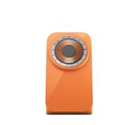 NOMAD Stand One Stellar Orange, stazione di ricarica Qi2 MagSafe da 25 W per iPhone e AirPods, supporto caricabatterie wireless 2 in 1 con supporto modalità standby, design ponderato in metallo e