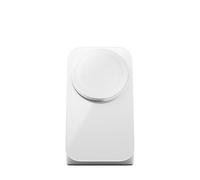 Nomad Stand One V4 MagSafe Qi2.2 - Caricabatterie wireless 2 in 1, 25 W, colore: Argento