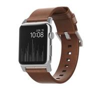 Nomad Strap Modern Lthr. Brown Connect. Silver 46/49mm NM1A4RSM00