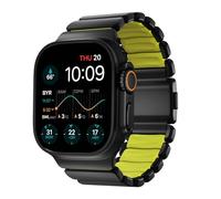 NOMAD Stratos - Cinturino in titanio con collegamenti interni FKM Volt e titanio nero da 49 mm, compatibile con Ultra 1-3, serie 1-11 e SE, cinturino per Apple Watch Ultra