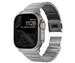 Nomad Titanium Strap V2 Apple Watch 42/44/45/49mm Silver - NM014858858