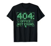 Nomade Digitale 404 Office Not Found Tech Humor Lavoratore Maglietta