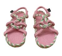 Nomadic State of Mind Sandali in corda, sandali Mountain Momma per uomo e donna, unisex, scarpe fatte a mano, sandali in paglia, Candy, 38-39.5 EU