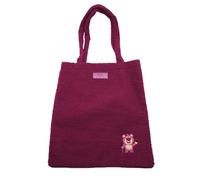 Nomadict Lotso Tote Bag - Borsa per la scuola, lo shopping, il lavoro, 41 cm x 36 cm, con licenza ufficiale Disney Toy Story, colore: fucsia contemporanea, fucsia, Contemporaneo