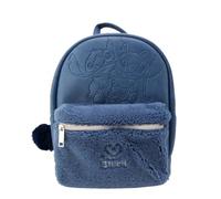 Nomadict Zaino da gioco Teddy Blue Stitch, con scomparto progettato per Nintendo Switch®, 28 x 22 x 12 cm, licenza ufficiale Disney