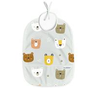 Nombear Bavaglini Pappa Svezzamento - Bavaglini Impermeabili per Neonati da 6 a 12 Mesi, Grembiule Pappa Svezzamento, Bavette Pappa Svezzamento, Confezione da 1