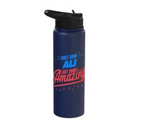 Nome Ali Cognome Incredibile Divertente Ali Dire Stainless Steel Insulated Water Bottle