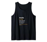 Nome Amelia Personalizzato Frase Donna Definizione Nome Canotta