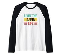Nome Anna Maglia con Maniche Raglan