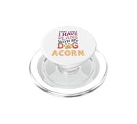 Nome cane ghianda regalo personalizzato Busy with My Dog Acorn PopSockets PopGrip per MagSafe