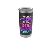 Nome Cane Kazoo Solo Parlando Con Il Mio Cane Kazoo Bicchiere termico in acciaio inox doppia parete
