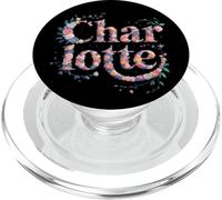 Nome CHARLOTTE Personalizzato Ragazza Compleanno Festa Floreale PopSockets PopGrip per MagSafe