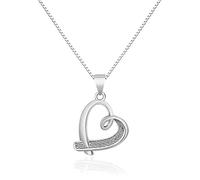 Nome Collana Personalizzata Aimple-pendente Love Summer Collana Hollow Clavicle Chain Accessori Donna Carte Collana (Silver, One Size)