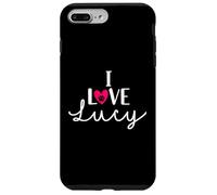 Nome del cane con zampa di cane "I Love Lucy A Love Heart Custodia per iPhone 7 Plus/8 Plus