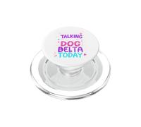 Nome del cane Delta Parlando solo con il mio cane Delta PopSockets PopGrip per MagSafe