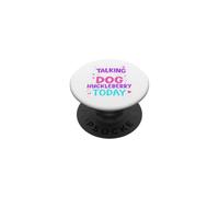 Nome del cane Huckleberry Parlando solo con il mio cane Huckleberry PopSockets PopGrip Adesivo
