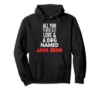 Nome del Cane Java Bean - all You Need is Love! Felpa con Cappuccio