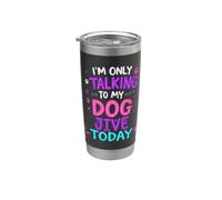 Nome del cane Jive Parlando solo con il mio cane Jive Bicchiere termico in acciaio inox doppia parete
