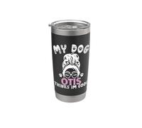 Nome del cane Otis regalo personalizzato My Dog Thinks Im Cool Bicchiere termico in acciaio inox doppia parete