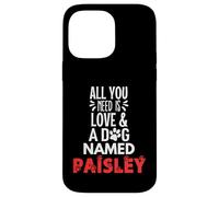 Nome del cane Paisley - All You Need is Love! Custodia per iPhone 14 Pro Max