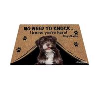 Nome Del Cane Personalizzato, My Love Dog, Un Bellissimo Cucciolo Di Cane Havanese Sorridente Tappeto Ingresso Casa Lavabile Tappeti D'Ingresso Antisporco Tappetini Porta Dingresso 40X60Cm