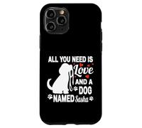 Nome del cane personalizzato Sasha Cute Dog Pet Lover Custodia per iPhone 11 Pro