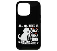 Nome del cane personalizzato Sasha Cute Dog Pet Lover Custodia per iPhone 13 Pro