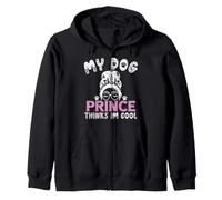 Nome del Cane Prince Personalizzato My Dog Thinks Im Cool Felpa con Cappuccio