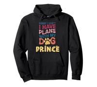 Nome del cane Principe regalo personalizzato Busy With My Dog Prince Felpa con Cappuccio