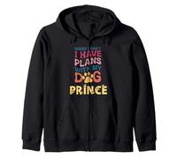 Nome del cane Principe regalo personalizzato Busy With My Dog Prince Felpa con Cappuccio