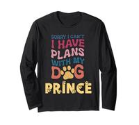 Nome del cane Principe regalo personalizzato Busy With My Dog Prince Maglia a Manica