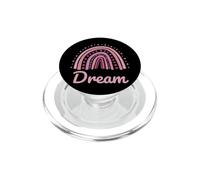 Nome del sogno personalizzato divertente donne rosa arcobaleno sogno PopSockets PopGrip per MagSafe