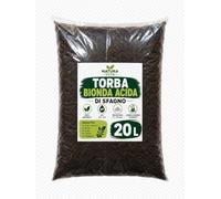Nome dell’articolo: Torba Bionda Acida di Sfagno, pH 3,5-4,5, 100% Naturale, Senza Concimi Aggiunti, per Piante Carnivore, Mirtilli, Azalee, Camelie e Rododendri