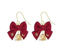 Nome Della Collana Personalizza Orecchini a campana a forma di farfalla di Natale degli orecchini di Natale per gioielli da piercing per ragazze da donna Collana Da Mamma A Figlia (A-A, One Size)