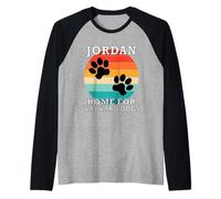 Nome della Famiglia Jordan Home for Wayward Dogs Maglia con Maniche Raglan