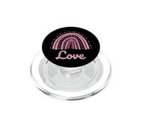 Nome Dell'amore Personalizzato Divertente Donne Rosa Arcobaleno PopSockets PopGrip per MagSafe