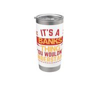 Nome delle banche divertente per le banche Bicchiere termico in acciaio inox doppia parete
