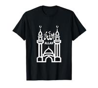 Nome di Allah, God Allah font arabo, Mecca musulmana, Ya Allah Maglietta