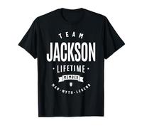 Nome Divertente del Membro della Squadra Jackson a Vita Jackson Maglietta