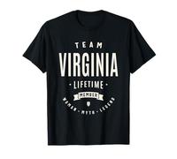 Nome divertente del membro della squadra Virginia a vita Virginia Maglietta