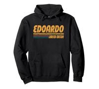 Nome Edoardo Personalizzato Divertente Retro Vintage Compleanno Umorismo Felpa con Cappuccio