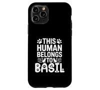 Nome gatto Basil Human appartiene al gatto Nome Basil Custodia per iPhone 11 Pro