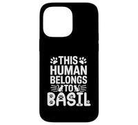 Nome gatto Basil Human appartiene al gatto Nome Basil Custodia per iPhone 14 Pro Max