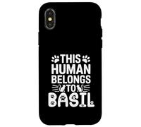 Nome gatto Basil Human appartiene al gatto Nome Basil Custodia per iPhone X/XS