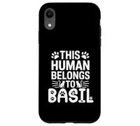 Nome gatto Basil Human appartiene al gatto Nome Basil Custodia per iPhone XR